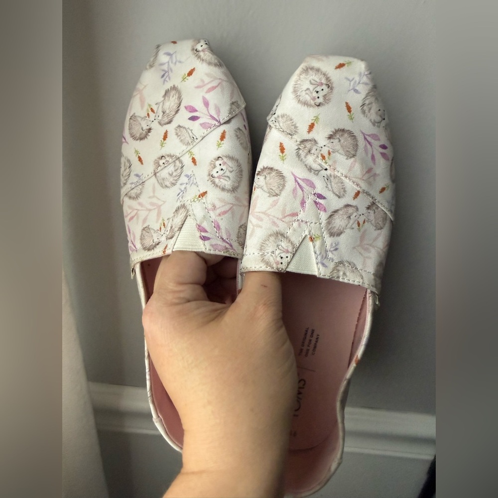 TOMS Alpargata Hedgehogs Slip On Shoes Casual Size 8.5